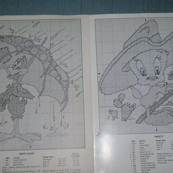 Vintage Bugs Bunny and Friends by Gloria and Pat Cross Stitch Charts Booklet - Picture 6 of 7